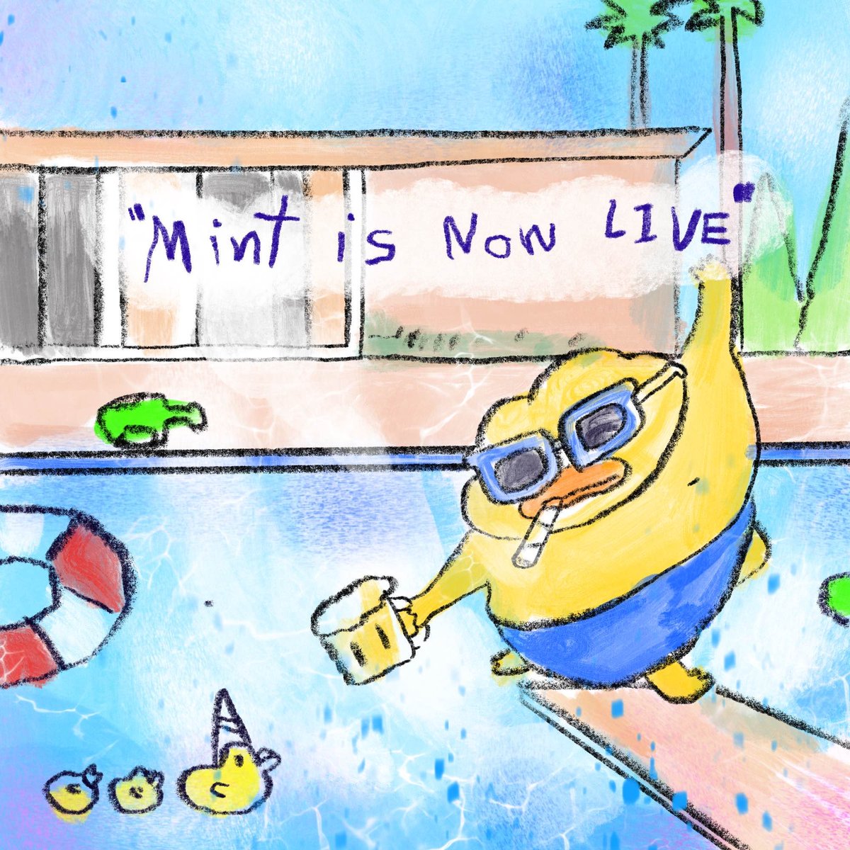 Pepe Neighbor 2: Cool Summer ( Mint Today ) tweet media