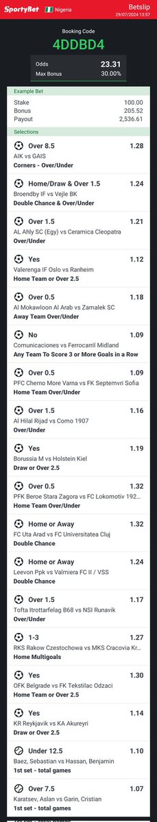 MBRASSPRO's tweet photo. 23&amp;3 odds
@_amutiqun @Ada_Daddyya @BerryYNWA1 @BETFUSE1 @Ekitipikin @LBGamestips @LouieDi13 @TeeZeeKing https://t.co/qi8oBDIqMz