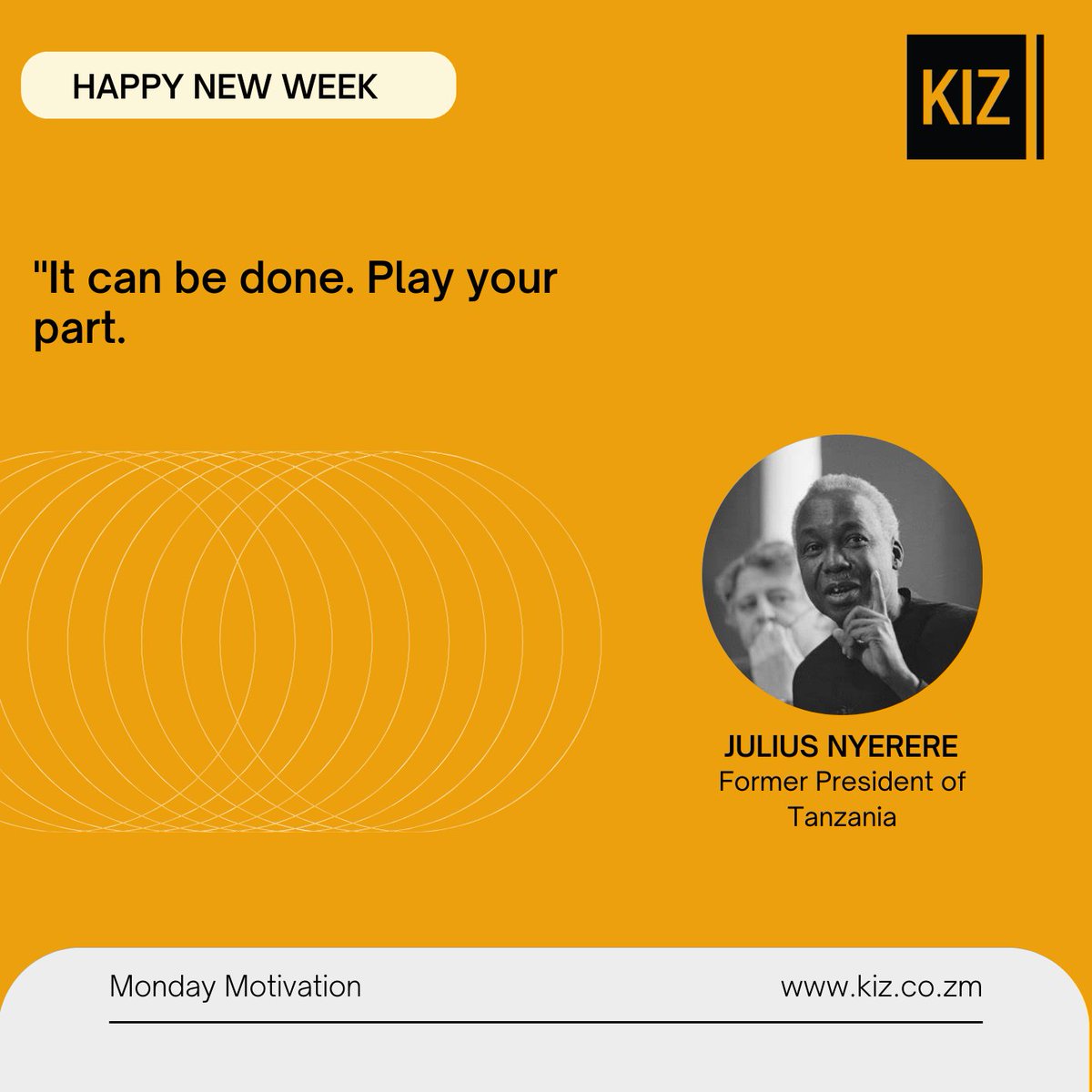 InsureKIZ's tweet photo. Happy New Week! Believe in yourself and know that it can be done. Let's make this week amazing!
#newweek #KIZ https://t.co/7rXKoAGOXD