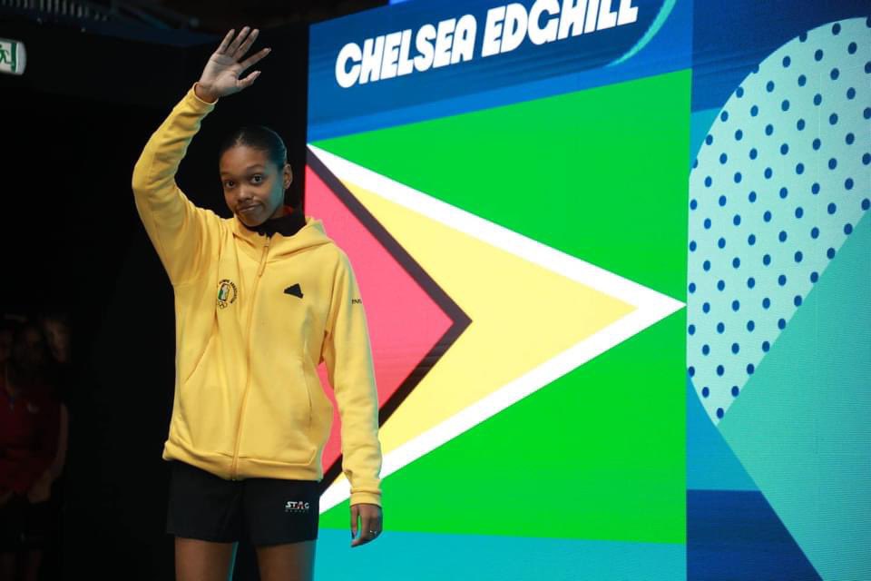 ChelseaEdghill's tweet photo. Thank you for your support #guyana! Wished the result was different but I played with my heart ❤️! Only up from here! #letsgowitheverything https://t.co/PVMi9rd6A8