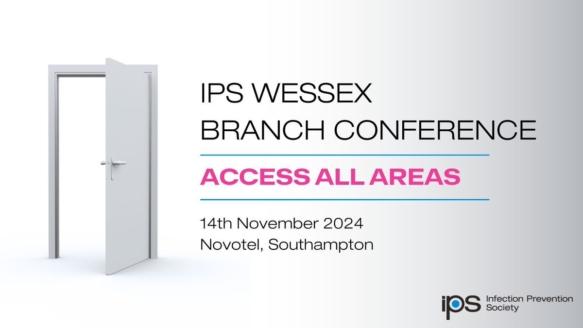 IPS_Infection's tweet photo. New #IPSEvent!
Registration is now open for IPS Wessex Branch Conference! Join us on the 14th November for an insightful day of infection prevention education: https://t.co/MaqKWc2IyK
#IPSWessex24 @IPSWessex https://t.co/mxCtCfNepN