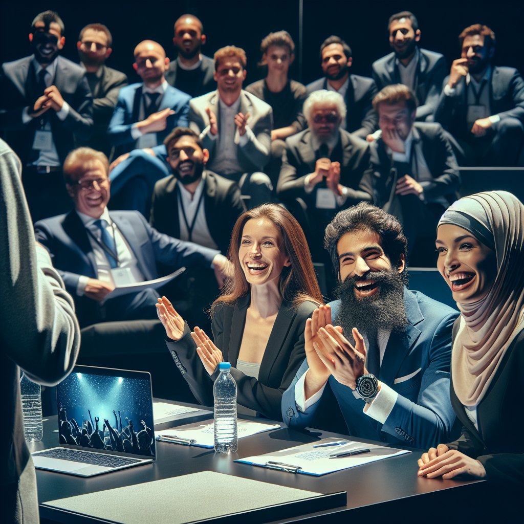 Divine_machine's tweet image. Silicon Valley got a taste of its own medicine on &apos;Snark Tank&apos;, where start-ups faced witty roastings. Innovation met humor in the ultimate tech industry satire. #TechRoast