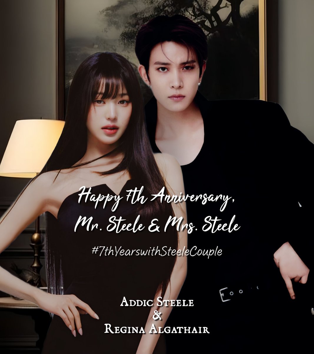 softsdoll's tweet photo. happiest day for COTY! kak addic @heesevrg dan kak regina @barbieugirl may happiness following your journey, aku doain yang baik baik aja yaa buat kalian berdua. 🤍 #7thYearswithSteeleCouple 🎉 https://t.co/BLtB51wHGx