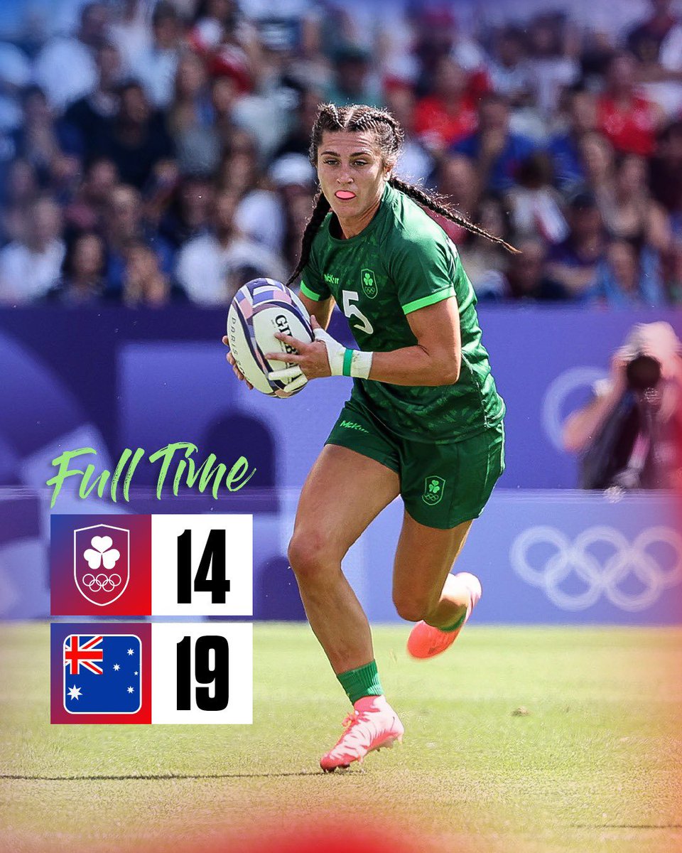 A huge shift falls just short - well played girls! ☘️

#Ireland7s