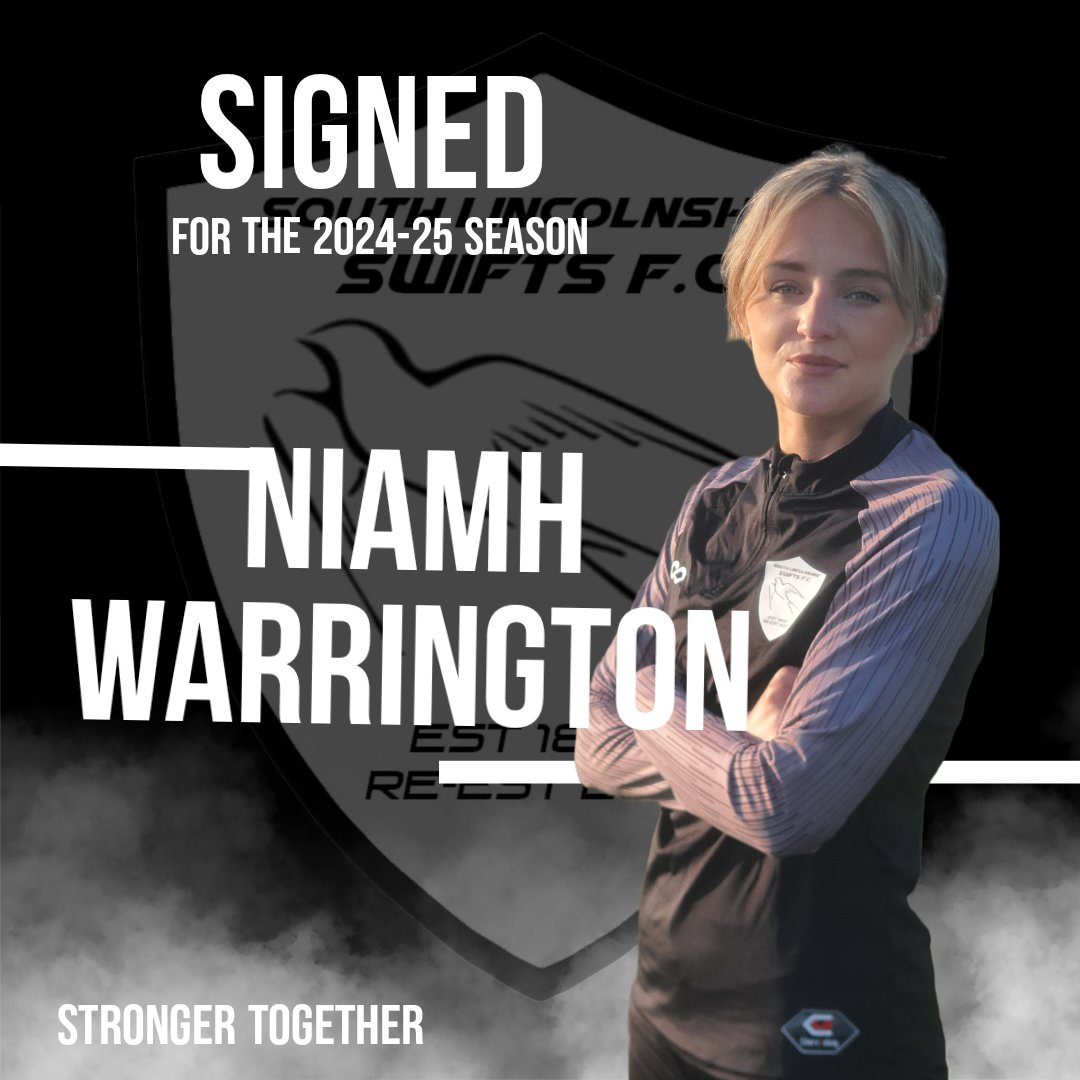 Our 2nd signing 24 year old attacker, Niamh Warrington, Welcome to the Swifts