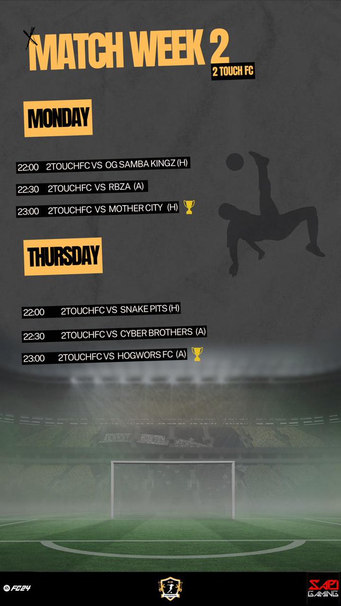 2 Touch FC tweet media