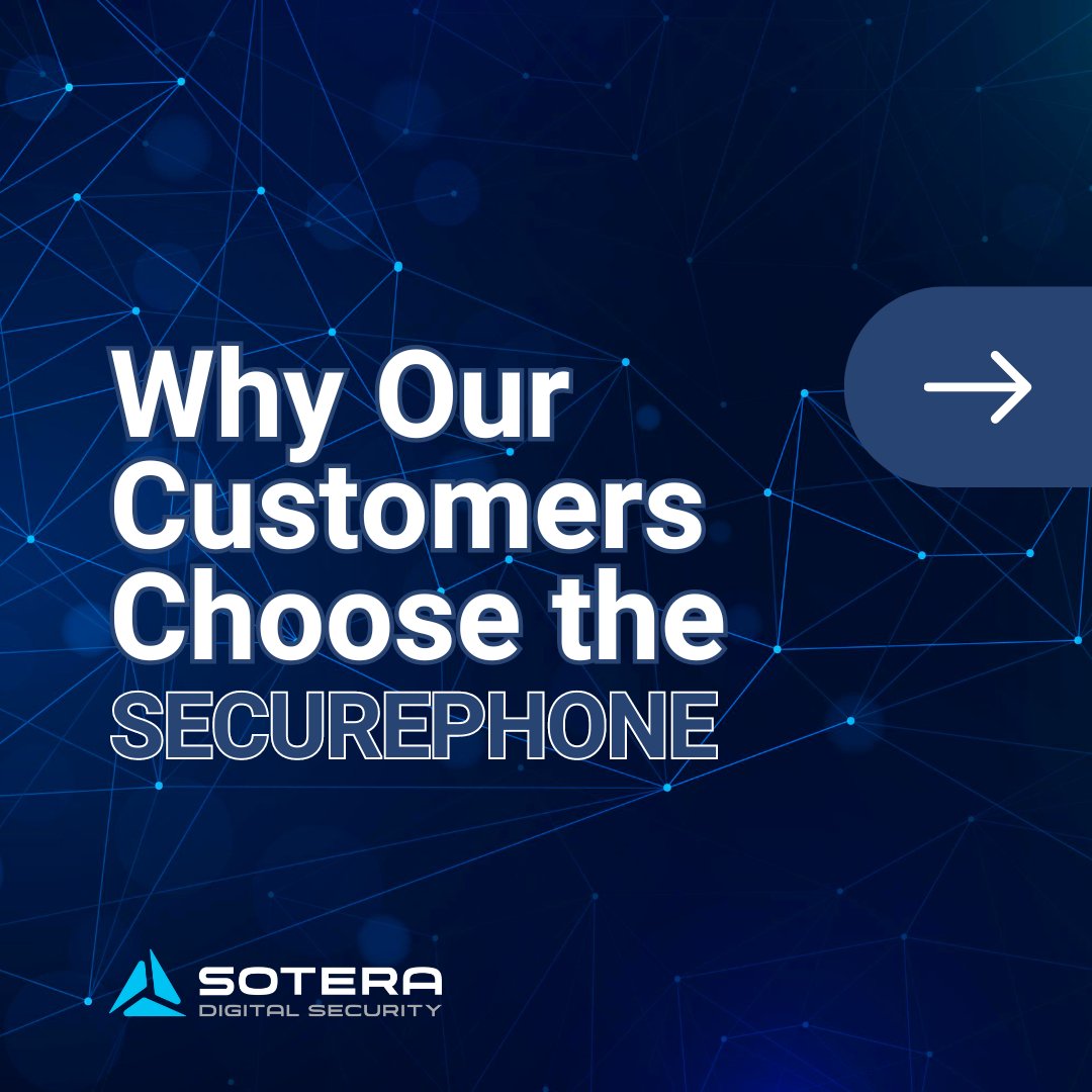 SoteraDigital's tweet photo. 📱 The #SoteraSecurePhone provides unparalleled security, simplicity, and connectivity. Discover the #SecurePhone difference today. 

👉 Learn More About Sotera https://t.co/mgmCMYOiiY 

#MobileSecurity #EncryptedCommunications #SoteraSecurePhone https://t.co/BbfStyezS2