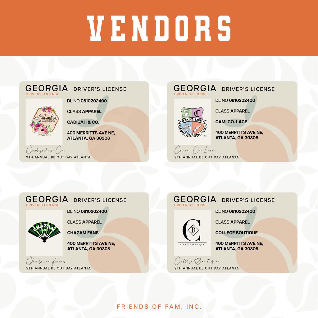 FriendsofFAMInc's tweet photo. The 9️⃣th annual Be Out Day Atlanta is proud to host over 25 Vendors!!! Shirts, shoes, jewelry and more to refresh the Rattler wardrobe for homecoming! 🐍🐍

Get there early, they are guaranteed to sell out‼️#FriendsofFAM #BeOutDayAtlanta #BeOutDayATL https://t.co/6XwPp9btU8