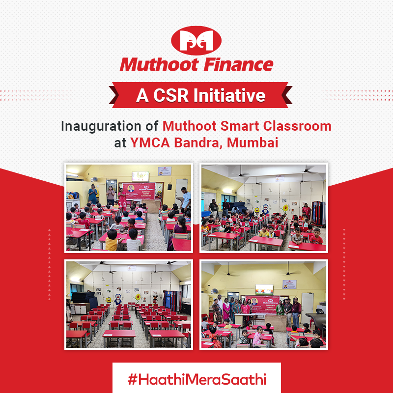 TheMuthootGroup's tweet photo. Under the CSR initiative of Muthoot Finance, Muthoot Smart Classroom was inaugurated at YMCA Bandra, Mumbai.
This initiative aims to enhance basic literacy and numeracy among pre-school children through modern teaching aids.
#MuthootCSR #EducationForAll #SmartClassrooms #Csr https://t.co/G36G6w9dUC