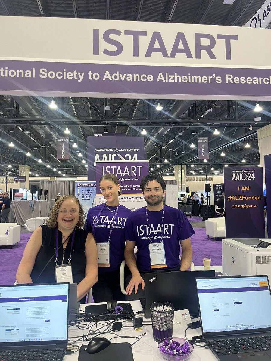 A friendly reminder that the ISTAART booth is open daily at AAIC! Swing by for any questions, info, or just to chat. We’re here to help and connect with you! #AAIC24