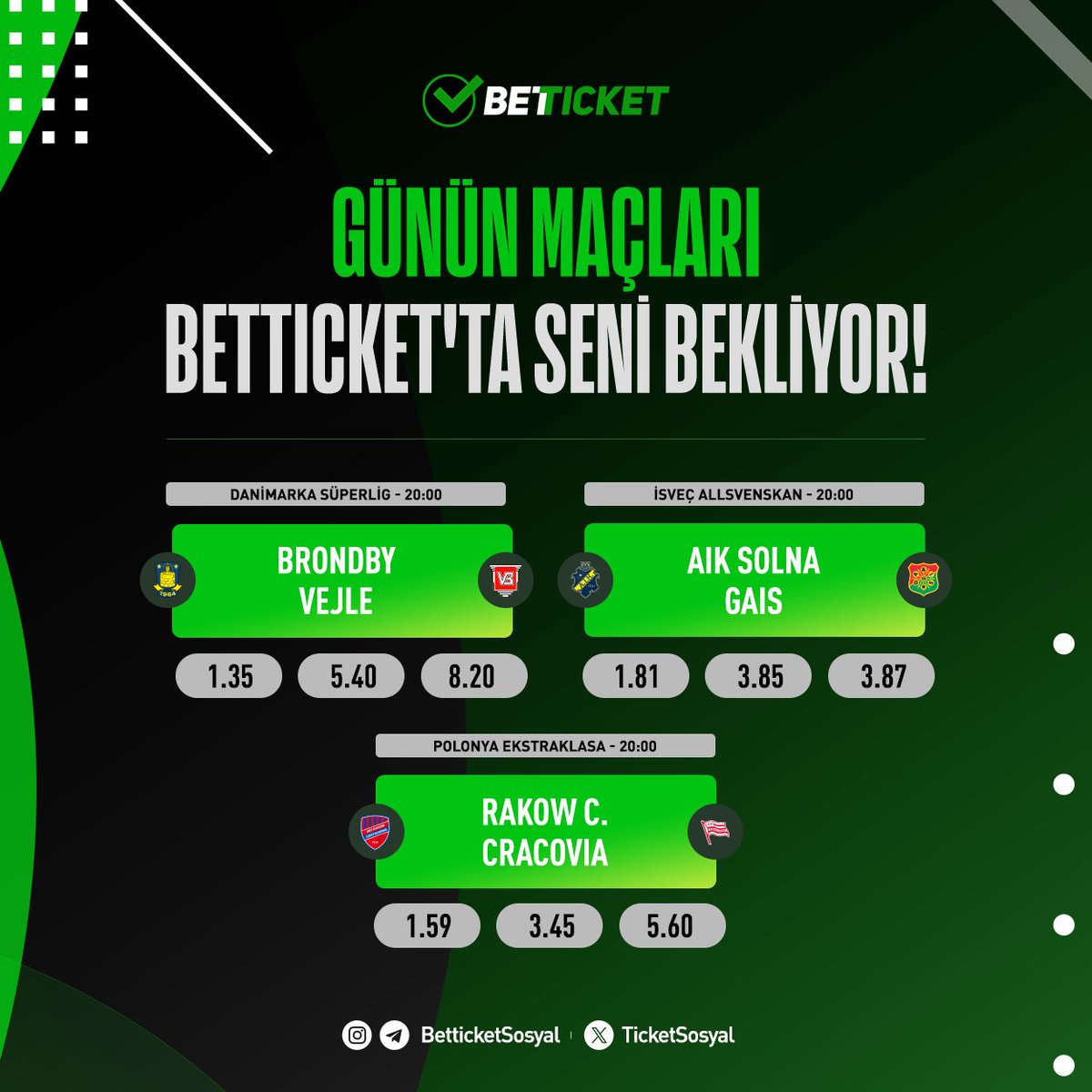 🟢 Merhaba BETTİCKET Ailesi,
✈️ O bir kuş! O bir uçak!

📈 Hayır, hayır o Ticket'ın artırılmış oranları!

ws.tc/betticketgiris