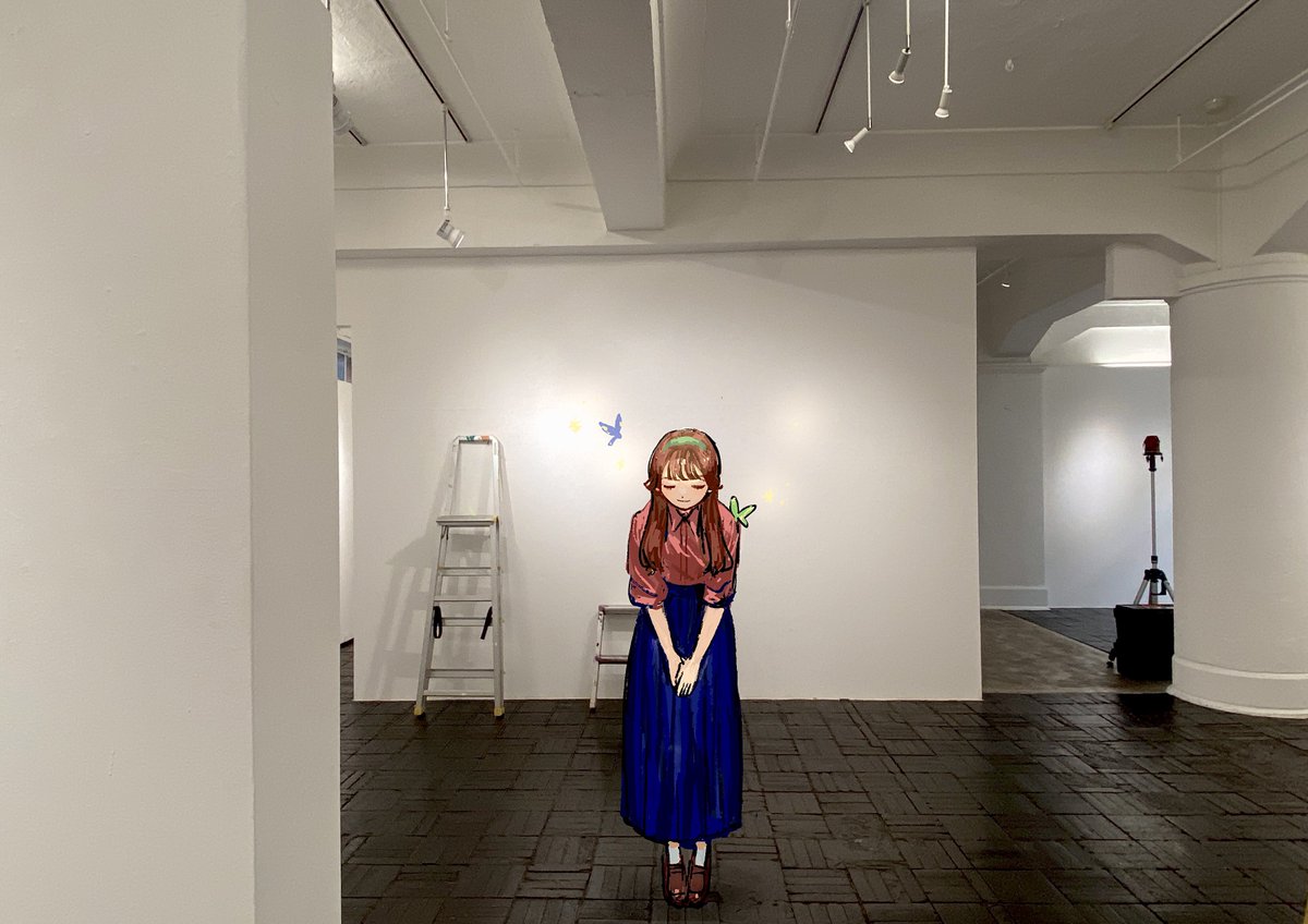 machii_zemi's tweet image. 永江・待井ゼミ『Daydream展』、先日無事終了致しました❕

酷暑の中、たくさんの方にご来場頂き、心よりお礼申し上げます。
卒業制作展も、この経験を励みに頑張ります✍✨️

本当にありがとうございました！🦋🎨

#成安造形大学
#Daydream展
#同時代ギャラリー