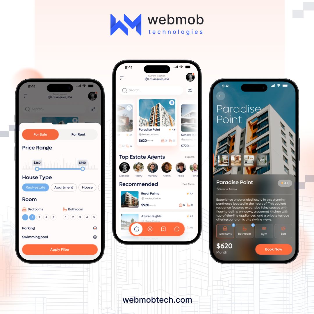 webmobtech's tweet image. Our team of proficient #uiuxdesigners very well studies your designing requirements. We provide you an apt quote for your #realestateappidea and do justify every feature, functionality, and content at its best.

Consult our experts today and #getafreequote