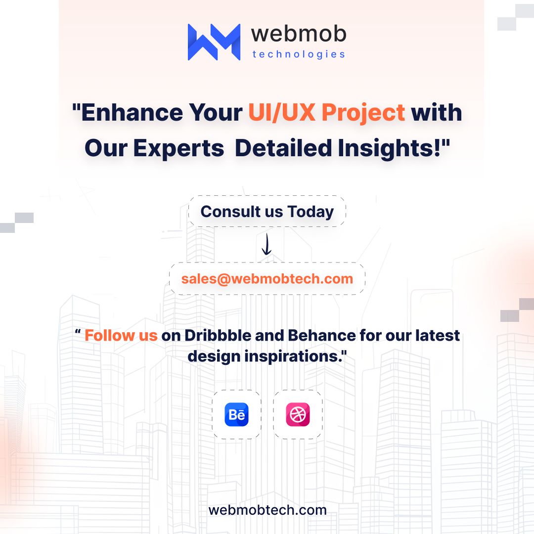 webmobtech's tweet image. Our team of proficient #uiuxdesigners very well studies your designing requirements. We provide you an apt quote for your #realestateappidea and do justify every feature, functionality, and content at its best.

Consult our experts today and #getafreequote