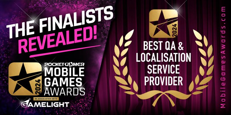 Voting for the #MobileGamesAward 2024 in association with Gamelight is now closed!

But we still have exciting categories to highlight before the ceremony in August, such as the Best QA &amp; Localisation Service Provider award!

This award honors those who ensure mobile games launch