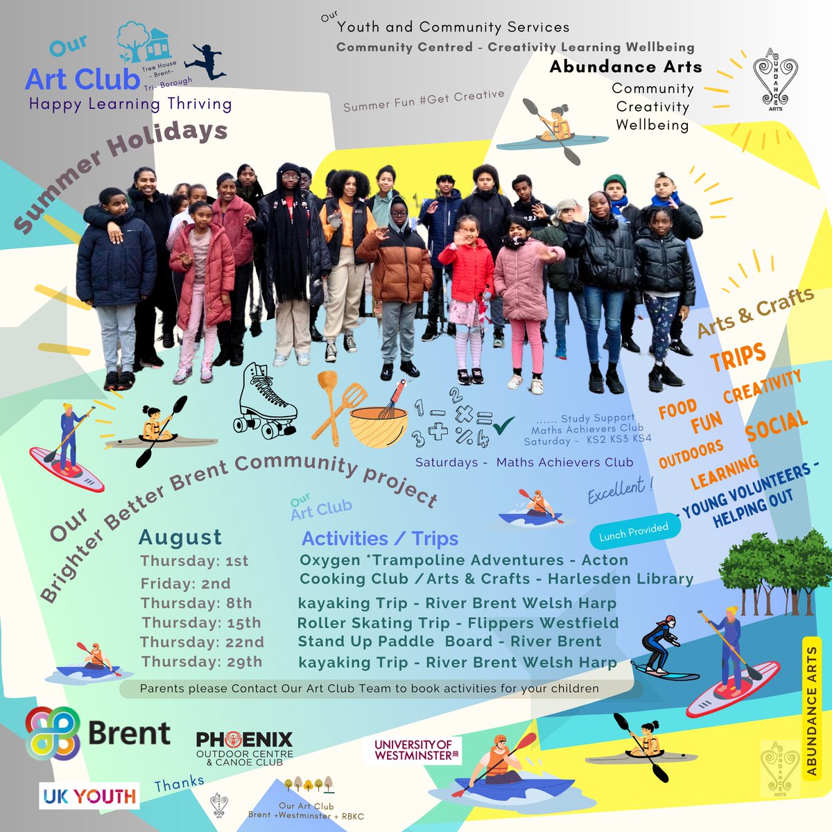 AbundanceArts (@abundancearts) on Twitter photo It's all go this summer... Some special events..... our Art Club Tree House.. #summerholidays
๐ซง ' fun and creative'
๐ซง' My kids love meeting friends here'
 <a href="/AbundanceArts/">AbundanceArts</a>
๐๐โ๏ธ๐๐ชด๐๐ด๐ผ๐จ๐๏ธ๐ผ๐ด๐ผ๐ซง๐คธ๐ผ#community <a href="/Brent_Council/">Brent Council</a>  <a href="/BrentArts/">Brent Arts</a>  <a href="/JohnLyonCharity/">John Lyon's Charity</a> It's all go this summer... Some special events..... our Art Club Tree House.. #summerholidays
๐ซง ' fun and creative'
๐ซง' My kids love meeting friends here'
 <a href="/AbundanceArts/">AbundanceArts</a>
๐๐โ๏ธ๐๐ชด๐๐ด๐ผ๐จ๐๏ธ๐ผ๐ด๐ผ๐ซง๐คธ๐ผ#community <a href="/Brent_Council/">Brent Council</a>  <a href="/BrentArts/">Brent Arts</a>  <a href="/JohnLyonCharity/">John Lyon's Charity</a>