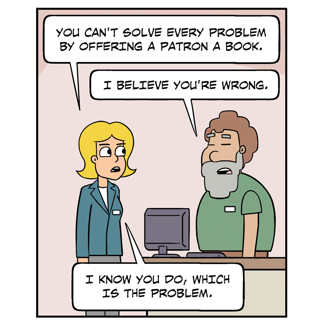 LibraryComic's tweet image. #librarylife