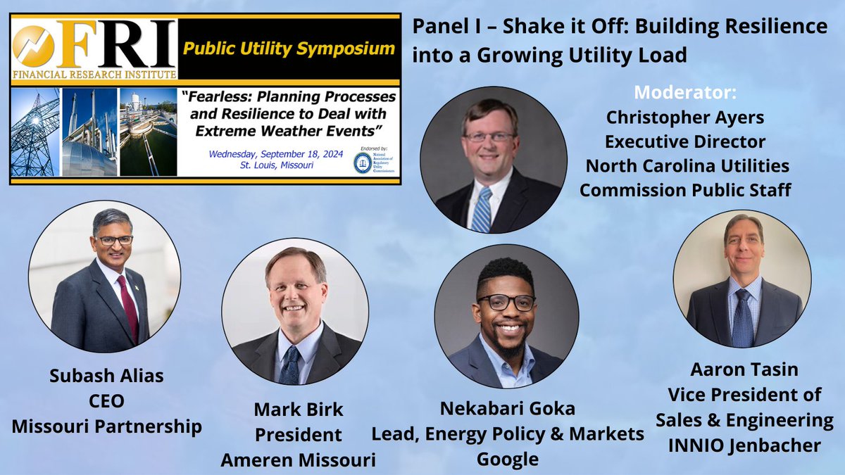 Join this panel as they discuss the factors that are  impacting load growth, including new manufacturing, the build out of  more data centers, increased electrification, on-site generation, and the nexus between electricity &amp; water utilities. To register: shorturl.at/pKNLh