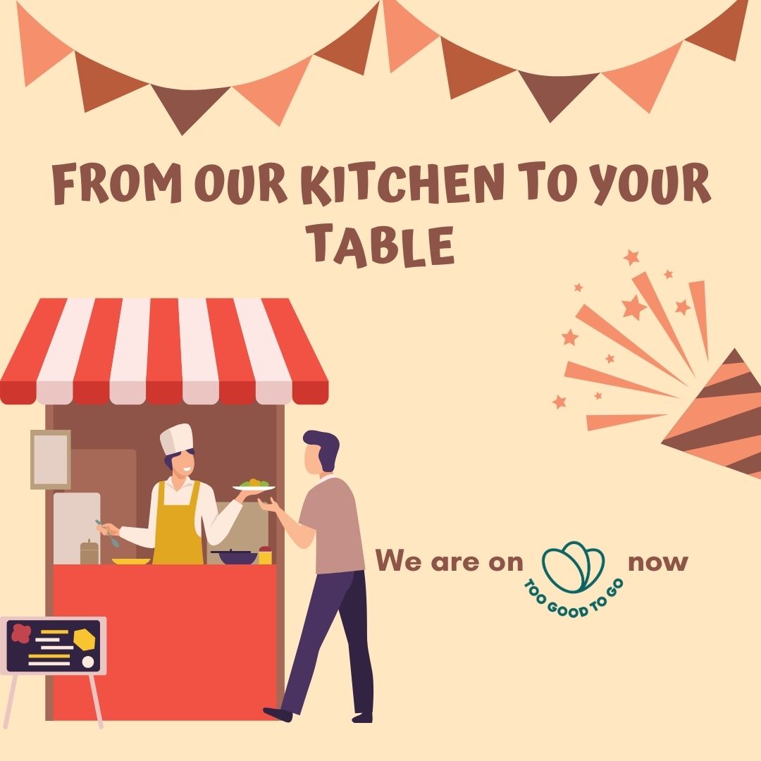 📷 Exciting News! 📷
Hamara is now on "Too Good to Go"! 
Delicious meals for a bargain whilst helping to reduce food waste. Download the “Too Good to Go” app on your phone and grab a Chef’s Choice Bag from Hamara. Don’t miss out! Discover surprises we have for you! Bon appétit!