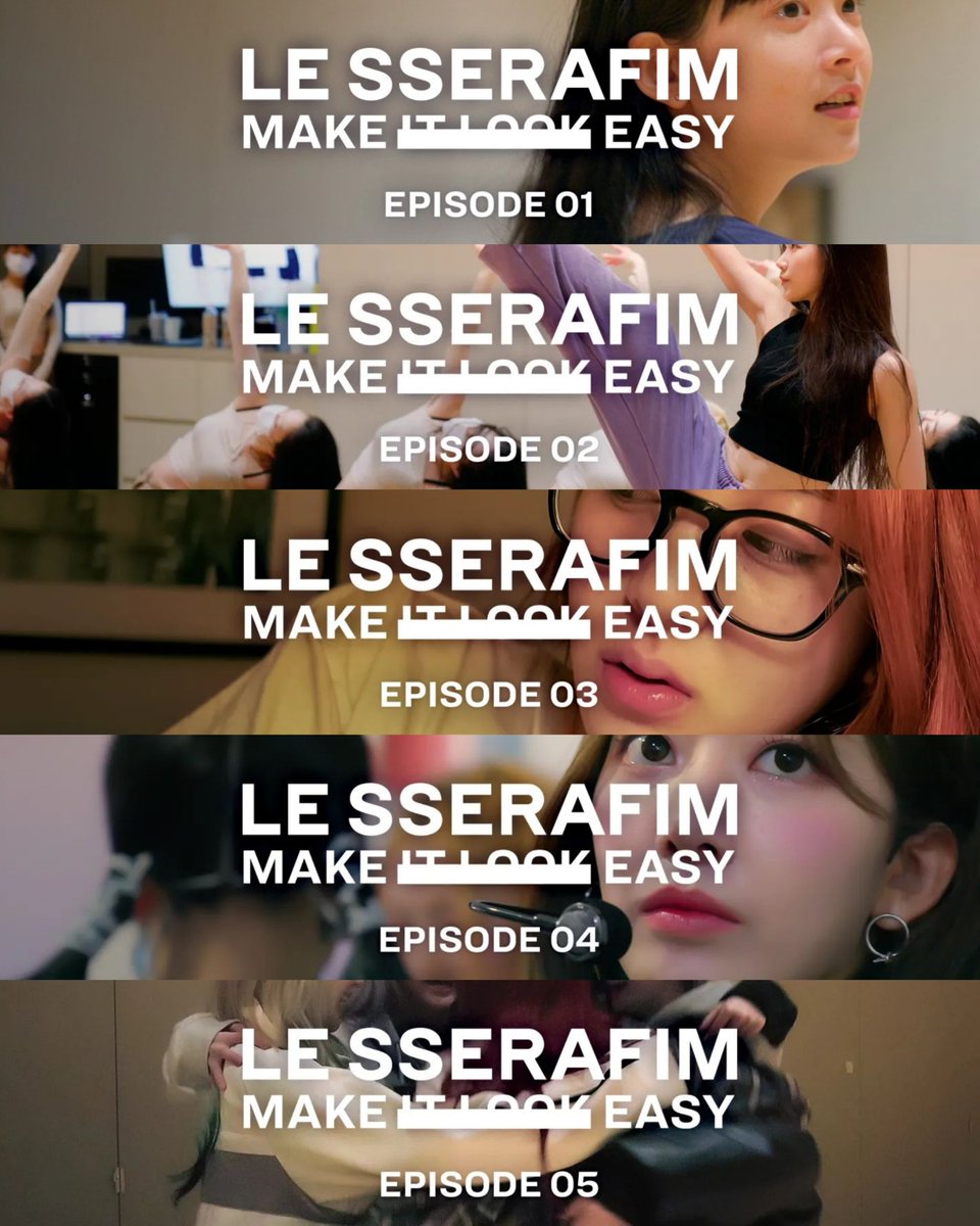 joe on X: "The "Make It Look Easy" documentary deepened my love for LE SSERAFIM in ways I never imagined. I wanna stand by them forever, through every high and low. FEARNOTs,