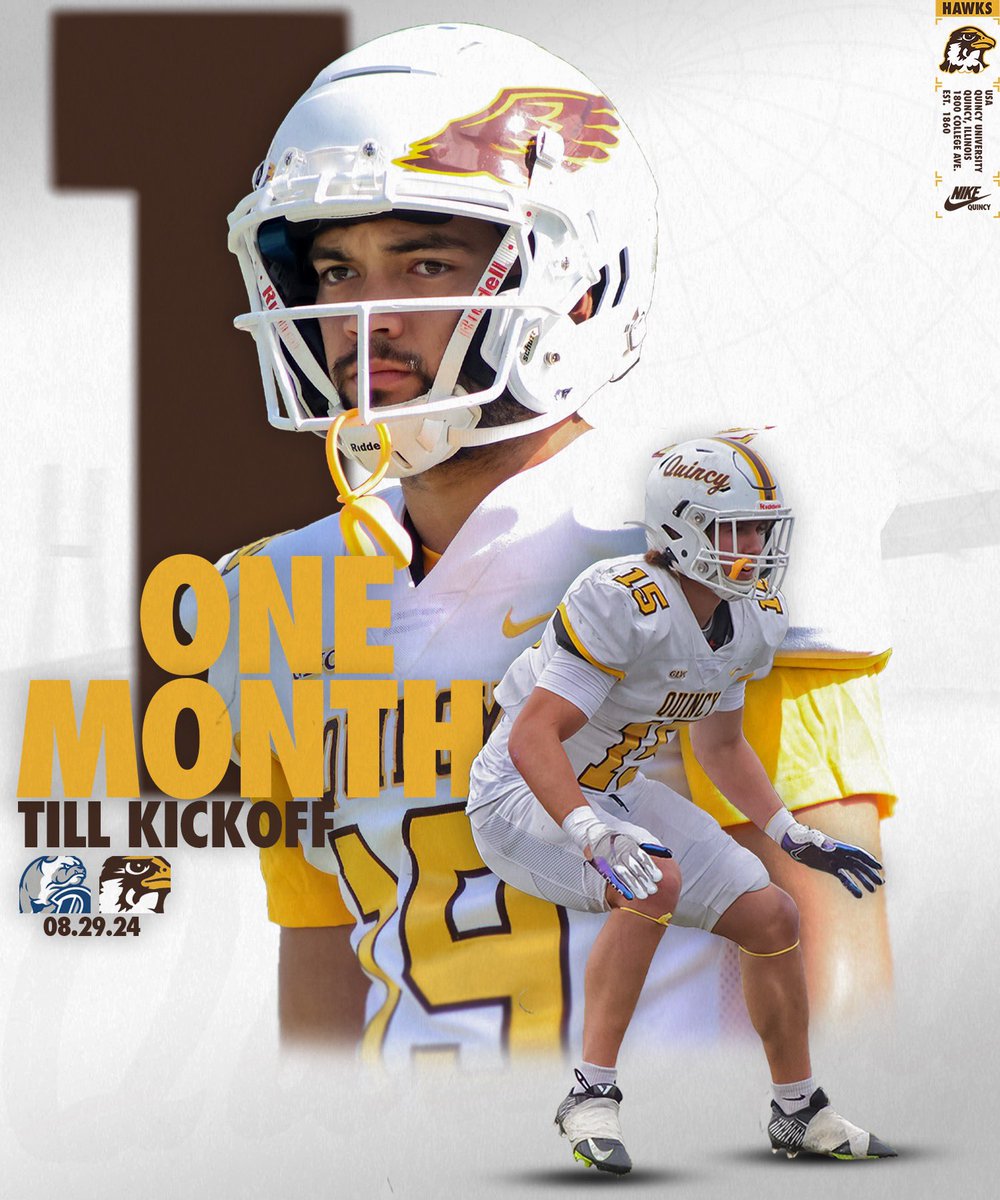 Officially 1 month out🏈⏳