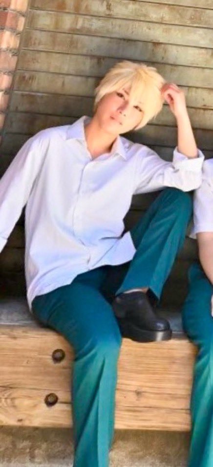 usoDame_tama_'s tweet photo. それはそうと💥くんの制服の着こなし方ってこの3つのいずれかかと思うんだけど、頑なにこのクソダサいだらしない着方してるのなんなの？夏服シャツのひとつも既製品からでも作ろうとしないの？？🥺 https://t.co/WNOT1TTmPt