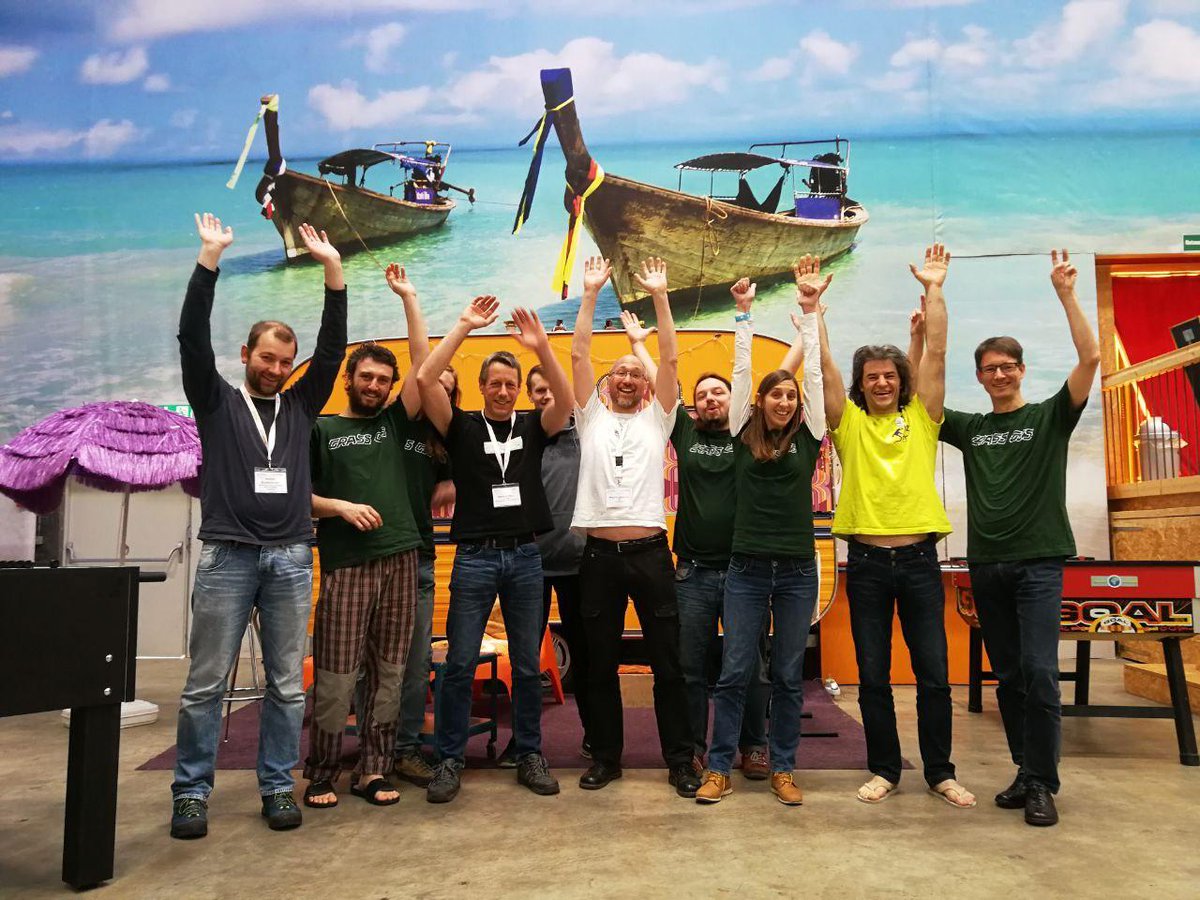 GRASSGIS's tweet image. Happy birthday GRASS GIS! 🥳 🍻 
41 years pushing the boundaries of geospatial open source software development 🚀 
Thanks to all contributors and community members through time! 🫶 
#OSGeo #FOSS4G #community #opensource #geospatial #gischat