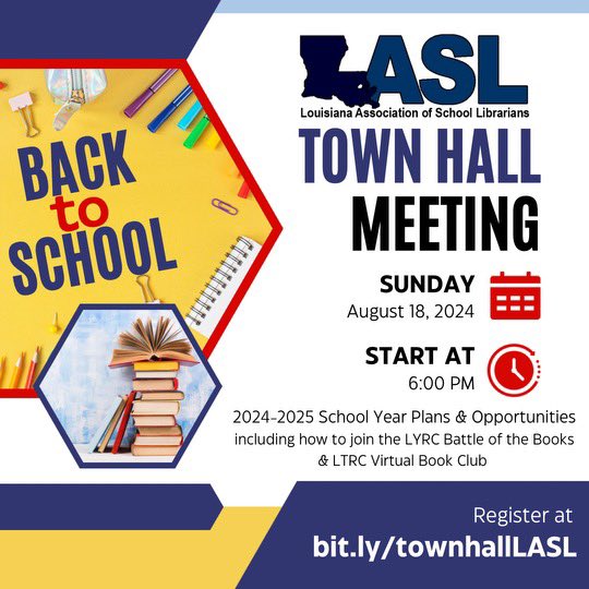 Louisiana Association of School Librarians (LASL) tweet media