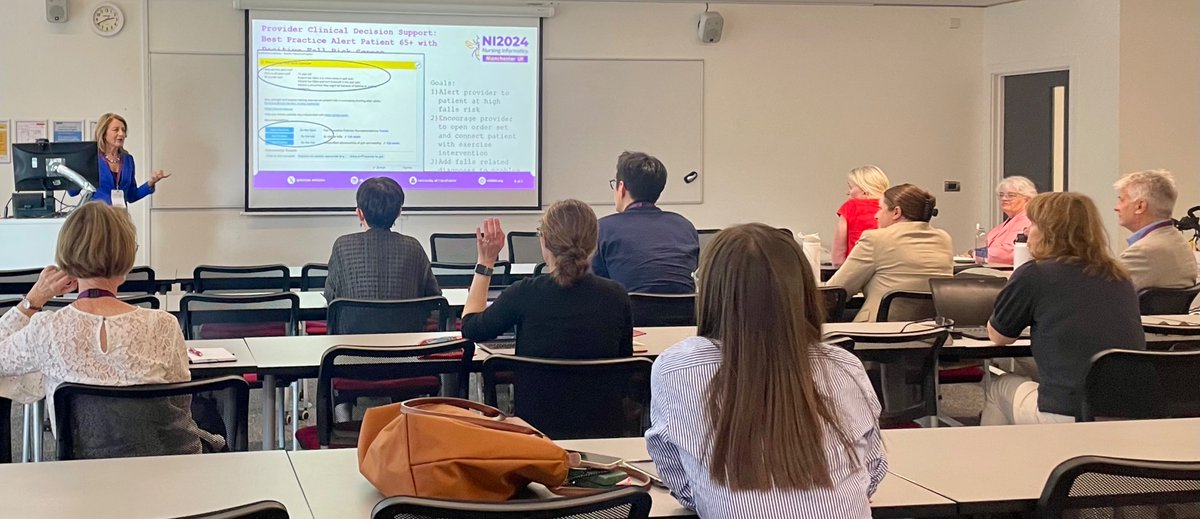 Carolyn Sun, PhD (@sun_phd) on Twitter photo Engaging presentation by <a href="/PdykesPatti/">Patricia Dykes PhD RN</a> in an international panel with <a href="/AMIAinformatics/">AMIA</a> and <a href="/amianiwg/">AMIA Nursing Informatics Working Group (NIWG)</a> folks <a href="/KimPowell_PhD/">Kimberly Powell</a> and Greg Alexander among others, on informatics in the care of older adults. #NI2024 Engaging presentation by <a href="/PdykesPatti/">Patricia Dykes PhD RN</a> in an international panel with <a href="/AMIAinformatics/">AMIA</a> and <a href="/amianiwg/">AMIA Nursing Informatics Working Group (NIWG)</a> folks <a href="/KimPowell_PhD/">Kimberly Powell</a> and Greg Alexander among others, on informatics in the care of older adults. #NI2024