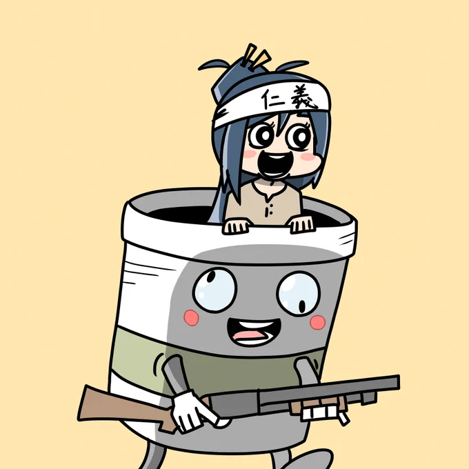 ケジメをつけに行くキミコ(仮面ラーメン) 