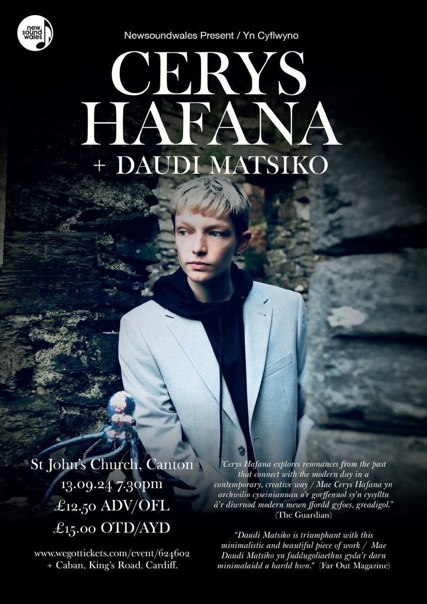 Francis Brown (@newsoundwales) on Twitter photo “Daudi Matsiko is triumphant with this minimalistic and beautiful piece of work./Mae Daudi Matsiko yn fuddugoliaethus gyda'r darn minimalaidd a hardd hwn." (Far Out Magazine) wegottickets.com/event/624602
<a href="/hellodaudi/">Daudi Matsiko</a> “Daudi Matsiko is triumphant with this minimalistic and beautiful piece of work./Mae Daudi Matsiko yn fuddugoliaethus gyda'r darn minimalaidd a hardd hwn." (Far Out Magazine) wegottickets.com/event/624602
<a href="/hellodaudi/">Daudi Matsiko</a>