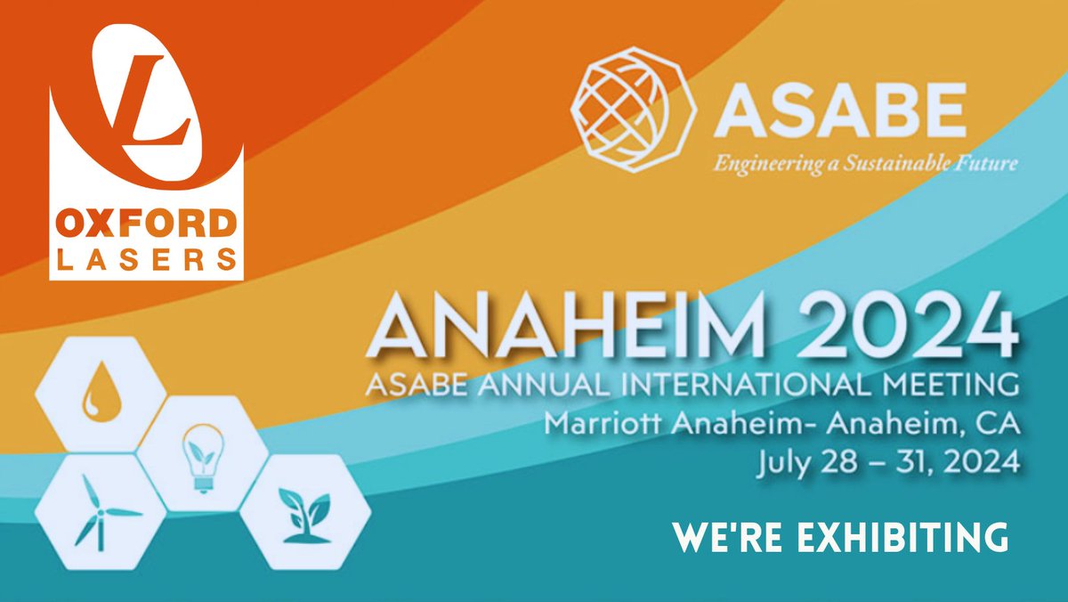 Lots to talk about at #ASABE24 in Anaheim! Oxford Lasers has our portable VisiSize P15+ on exhibit to demonstrate image-based particle sizing and characterization.  #Innovation #sprayanalysis #agritechprogress