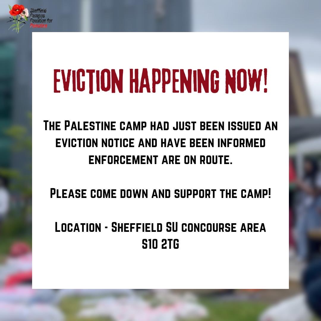 Sheffield Campus Coalition for Palestine tweet media