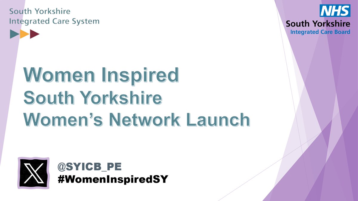 SYICB_PE's tweet image. Today we launched the Women Inspired - South Yorkshire Women's Network! Thank you so much to everyone who joined 💙

If you work/volunteer in  health and social care in South Yorkshire and would like to join, click here: forms.office.com/Pages/Response…

#WomenInspiredSY 💙