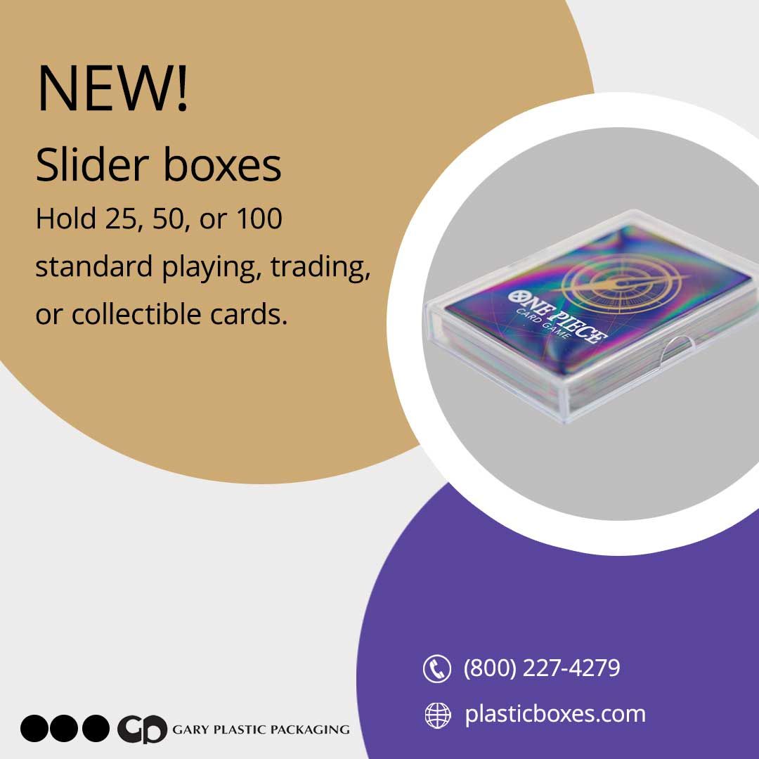 GaryContainers's tweet image. Have you seen our new slider boxes? Crystal clear, stackable, and of course reusable and recyclable. Check them out. buff.ly/3Ygj0iI