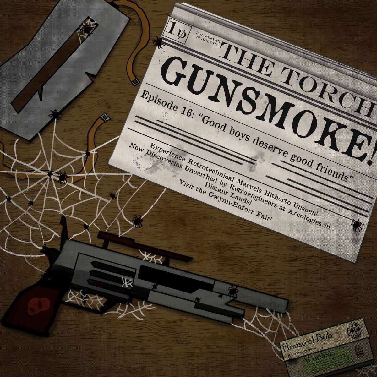 “Good boys deserve good friends”

Apple Podcasts: podcasts.apple.com/ca/podcast/hou…
Spotify: open.spotify.com/show/0fdO6Kkkm…
Youtube: youtube.com/playlist?list=… 
#SpireRPG #actualplay #ttrpg