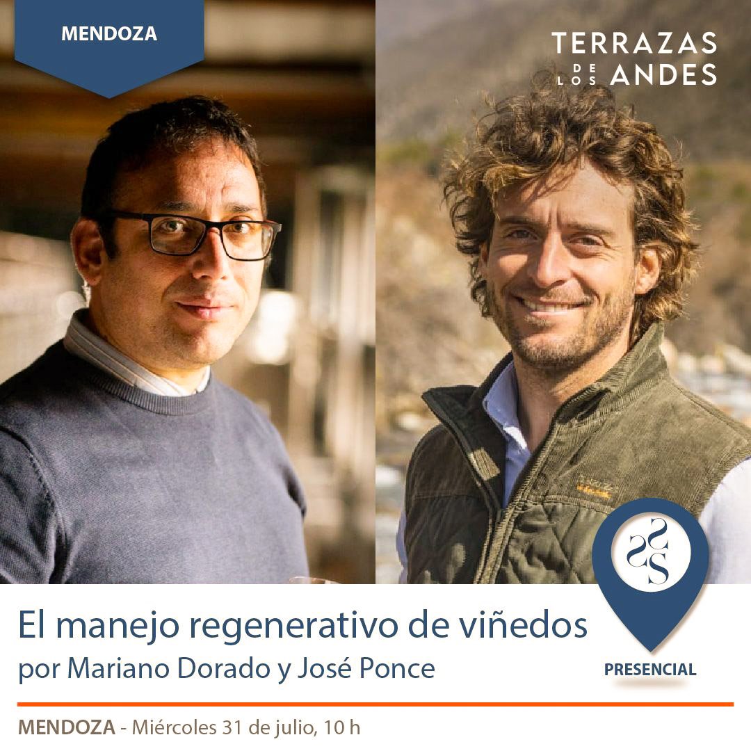 📢 Llega una nueva actividad presencial a Mendoza, de la mano de la Asociación Argentina de Sommeliers y con Terrazas de los Andes como eje.  

La cita será el miércoles 31 de julio a las 10hs. ¡Te esperamos!