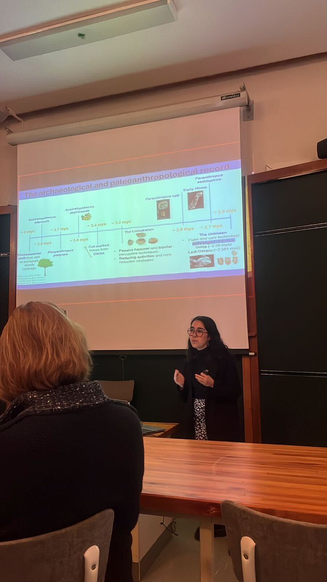 Adela Cebeiro (@adelacebeiro) on Twitter photo Today, I did my first seminar talk, "What Monkeys Tell Us about the Origins of Technology in Human Evolution"! I am very grateful to <a href="/UCT_Archaeology/">UCT Archaeology</a> for allowing me to share my research with them😁 Today, I did my first seminar talk, "What Monkeys Tell Us about the Origins of Technology in Human Evolution"! I am very grateful to <a href="/UCT_Archaeology/">UCT Archaeology</a> for allowing me to share my research with them😁