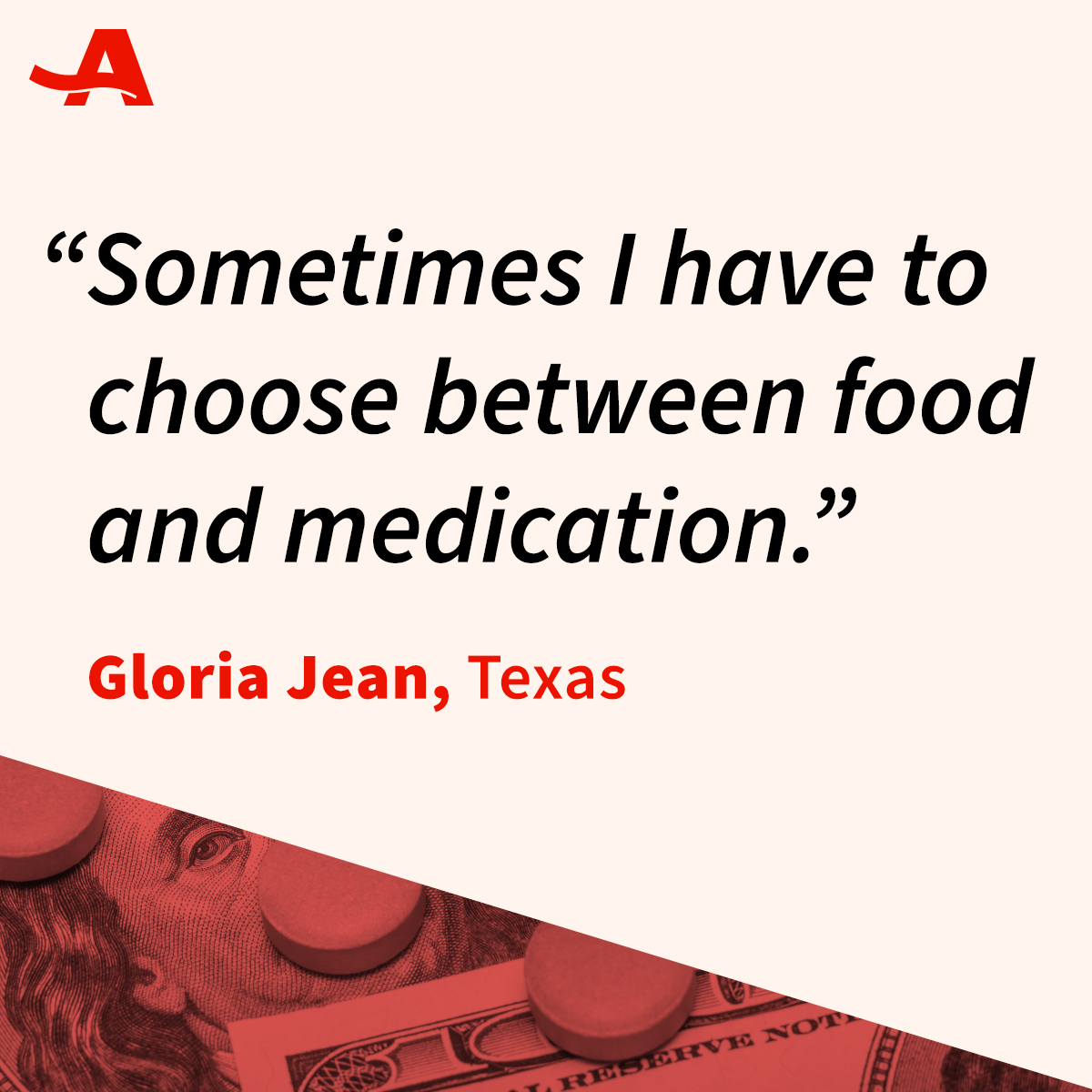 AARPadvocates's tweet photo. Why do we need #FairRxPricesNow? 

Because medicine only works if you can afford to take it: https://t.co/LvMfJGwAIH

#MedicationMonday https://t.co/wDfGypiEuU