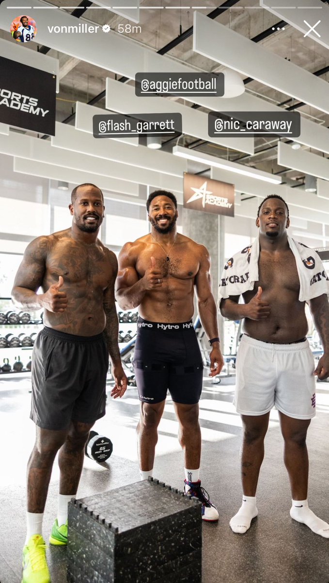 BarstoolTexasAM's tweet photo. Nic Scourton is gonna set this league on fire https://t.co/DwAYF6gYKN