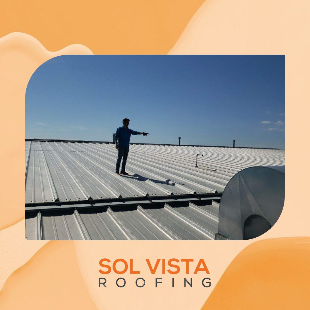 solvistaroofing's tweet photo. We are performing a commercial roof inspection at this metal roof in Broomfield. The good news is this roof can be repaired, it does not need an expensive roof replacement. We love to be able to perform quality repairs and extend the life of our clients' roofs! https://t.co/uZy8yswJcR