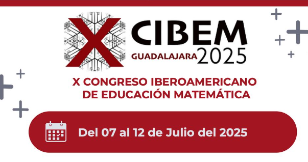El X Congreso Iberoamericano de Educación Matemática #CIBEM tendrá lugar en Guadalajara, México, durante los días 7 al 11 de julio de 2025.

Está convocado por la Federación Iberoamericana de Sociedades de Educación Matemática <a href="/FISEM_/">FISEM</a> 

👉🏽cibem2025.com