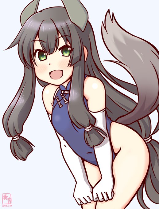 「ヨナ、今はこれで、戦うね♪」

#艦これ版真剣お絵描き60分一本勝負_20240729
#伊47 