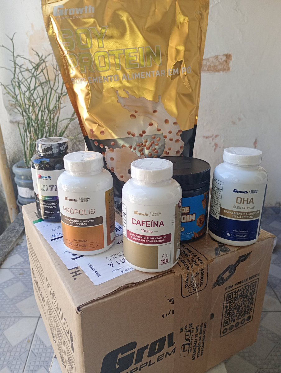 romulobanner's tweet photo. terceiro cupom da @RaBressanini usado na @GrowthOficial primeira vez usando essa proteína de soja por conta da restrição bora ver https://t.co/30q7mCJm7f