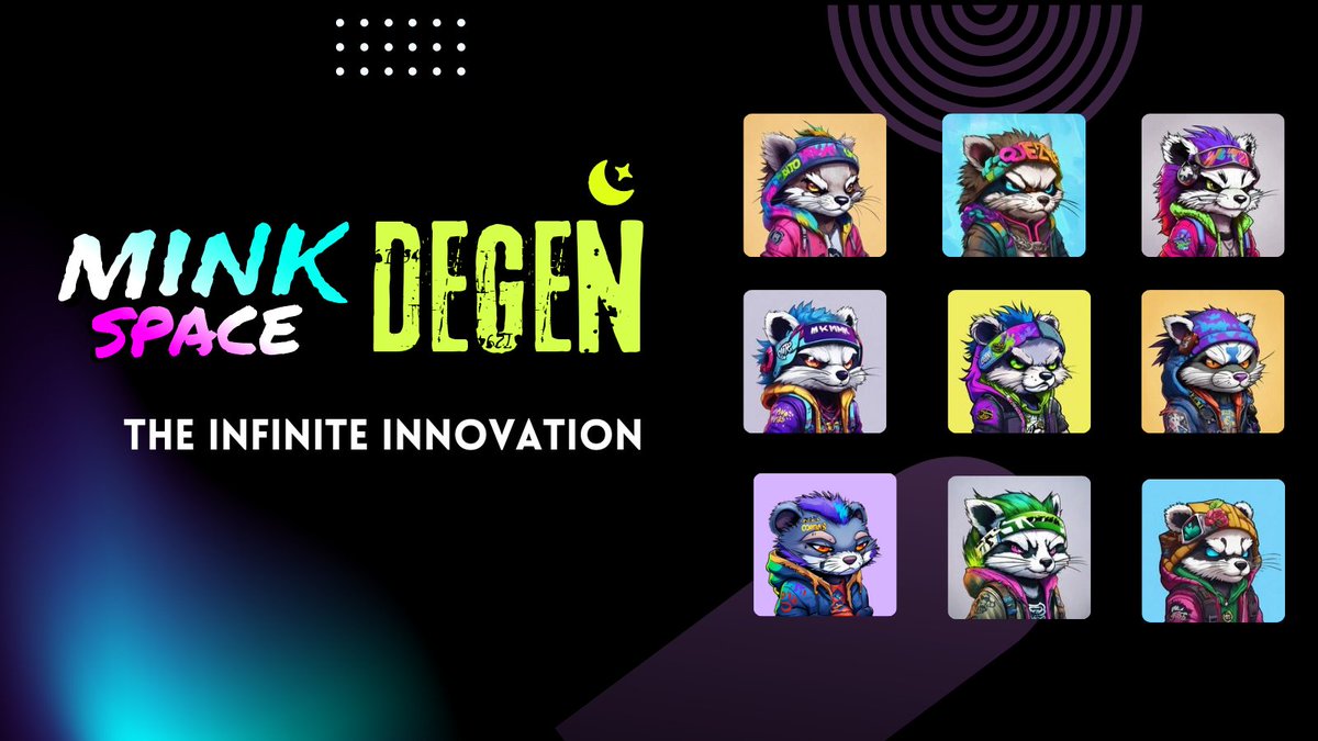 introducing a new innovation of "Mink Space Degen" 

What is that ?

Find all the interesting information about Mink Space Degen and upcoming NFT exclusives here:
👉 medium.com/@minkspace/int…