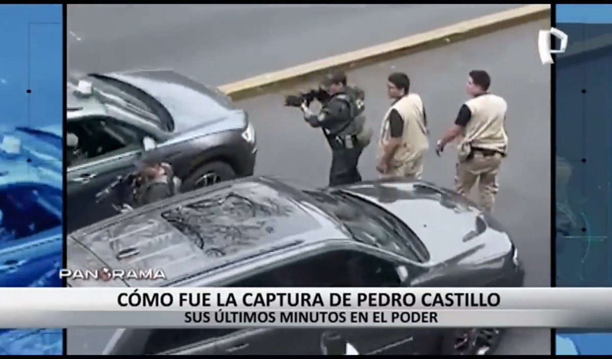Maneras de sacar a un dictador de izquierda, parte 1:
Con una metralleta apuntándole a la cara, hasta que se haga pis y se entregue.
-Perú 2022: