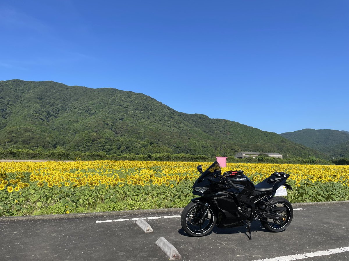 coffeetop_'s tweet photo. 久々にバイクでツーリング。
なにを言っても暑かった〜‼️
これも振り返ってみればいい思い出に
きっと👍
#夏　#ツーリング　#夏の思い出
#バイク好き　#カワサキ　#zx25r https://t.co/Sd5W21JUu7
