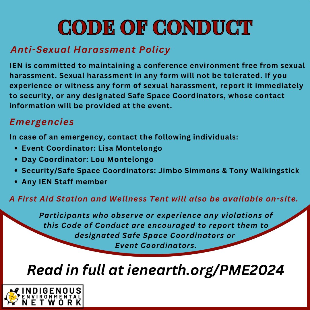 IENearth's tweet image. We are just three short days away from the 18th PME Conference! As many participants have started or will soon begin their travels to attend, we invite you become familiar with our Code of Conduct Policy and Procedures. Read it in full at ienearth.org/PME2024 #PME2024