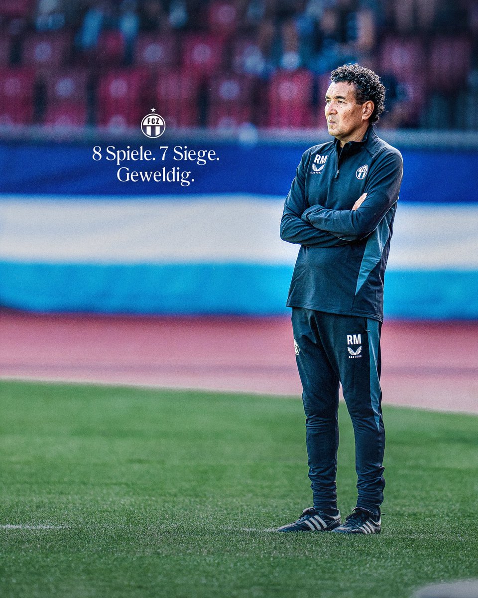 𝐑𝐢𝐜𝐚𝐫𝐝𝐨 𝐌𝐨𝐧𝐢𝐳 𝐬𝐜𝐡𝐫𝐞𝐢𝐛𝐭 𝐅𝐂𝐙-𝐆𝐞𝐬𝐜𝐡𝐢𝐜𝐡𝐭𝐞 📖🔵⚪️
 
Seit der Amtsübernahme des Niederländers holte der FC Zürich in acht Pflichtspielen sieben Siege. So gut ist noch nie ein FCZ-Trainer gestartet. 🚀

#NieUsenandGah