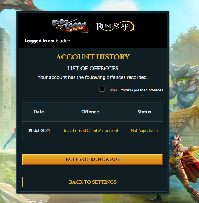 quash my ban pls!!! anyone from support pls contact me :D

<a href="/JagexSupport/">Jagex Support</a>
<a href="/JagexAyiza/">Ayiza</a>
<a href="/JagexTyran/">Mod Tyran</a>
<a href="/JagexGoblin/">Mod Goblin</a>
<a href="/JagexBlossom/">Mod Blossom</a>
<a href="/JagexLight/">Mod Light</a>